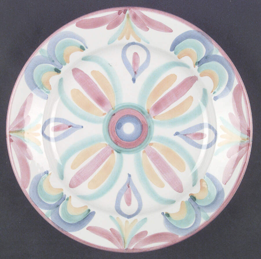 Colore Dinner Plate by Vietri (Italy)-1