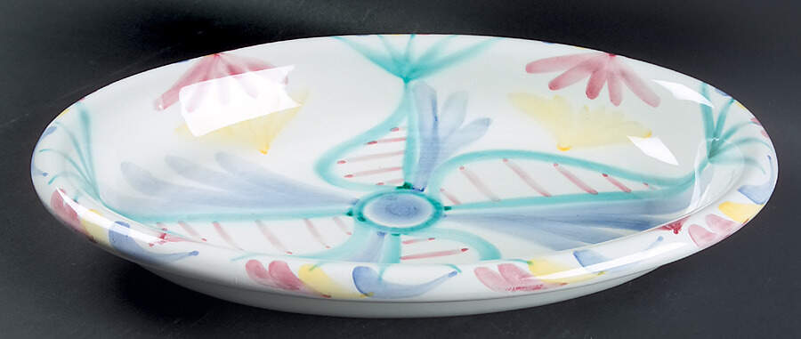 Colore 15" Deep Oval Serving Platter by Vietri (Italy)-1