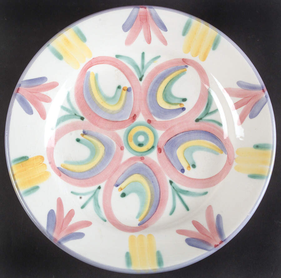 Colore Salad Plate by Vietri (Italy)-1
