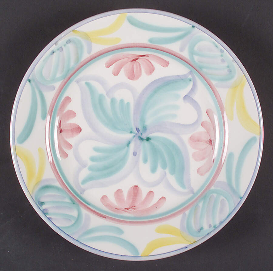 Colore Salad Plate by Vietri (Italy)-1