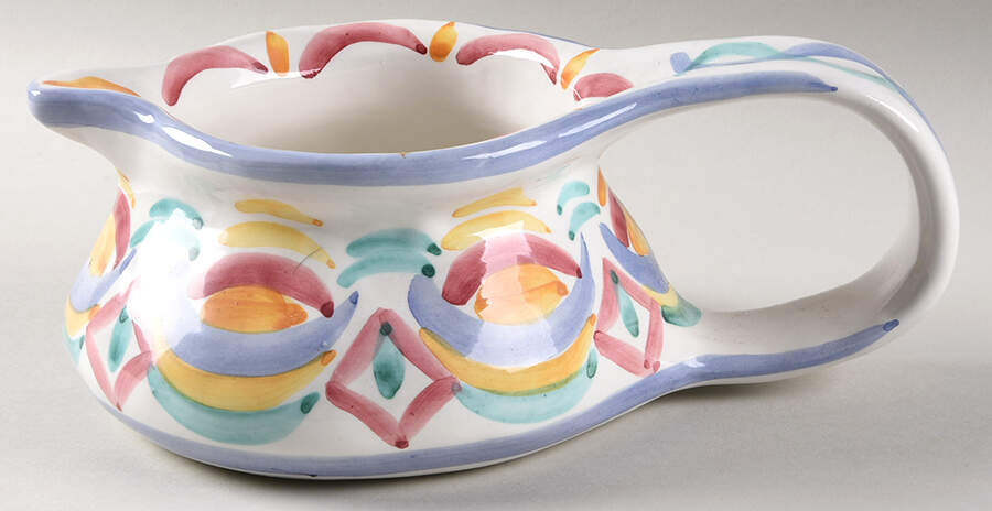 Colore Gravy Boat by Vietri (Italy)-1
