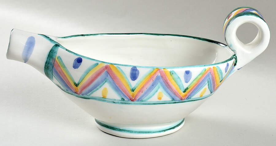 Colore Gravy Boat by Vietri (Italy)-1