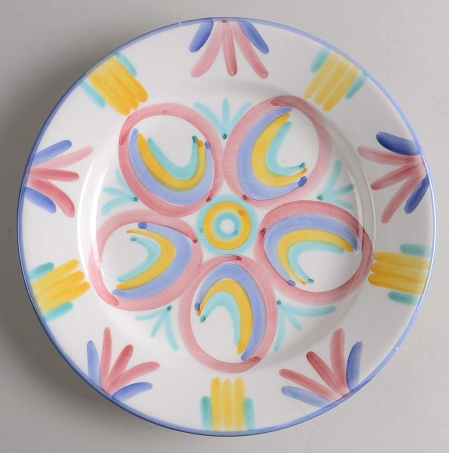 Colore Dinner Plate by Vietri (Italy)-1