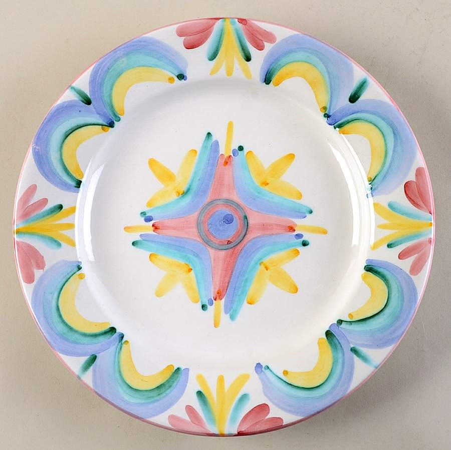 Colore Dinner Plate by Vietri (Italy)-1