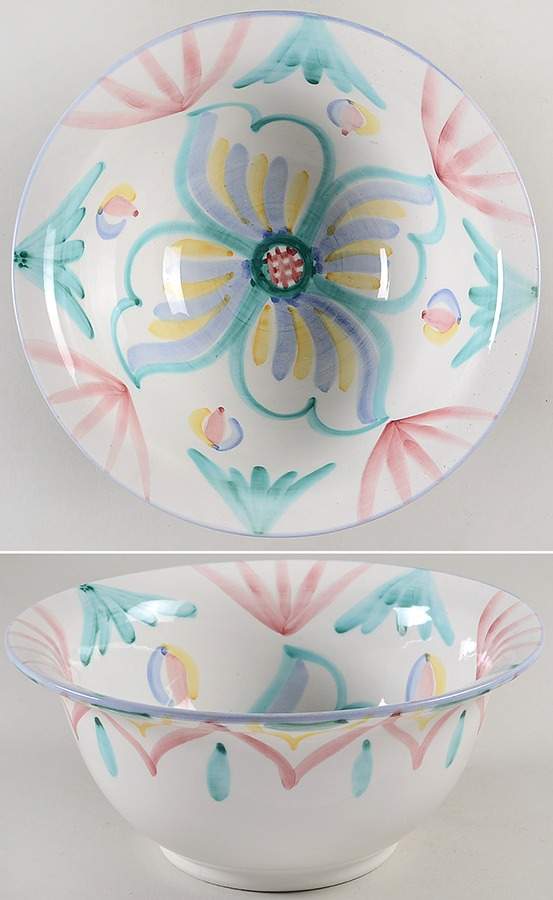 Colore 10" Large Salad Serving Bowl by Vietri (Italy)-1