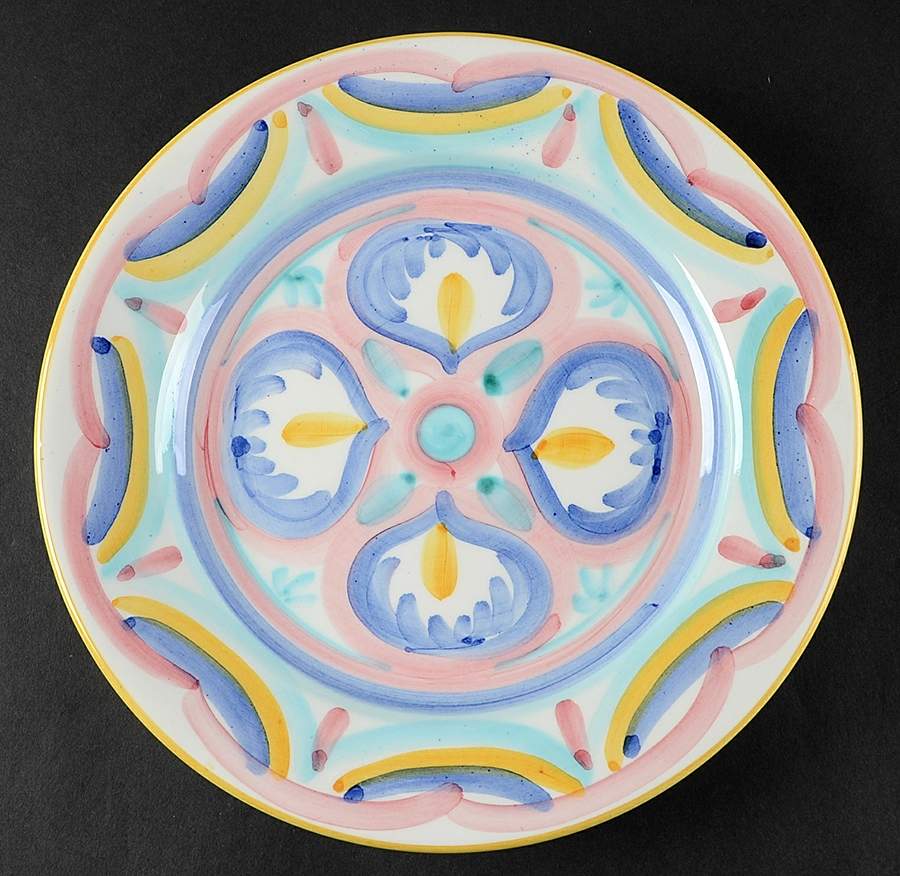 Colore Dinner Plate by Vietri (Italy)-1