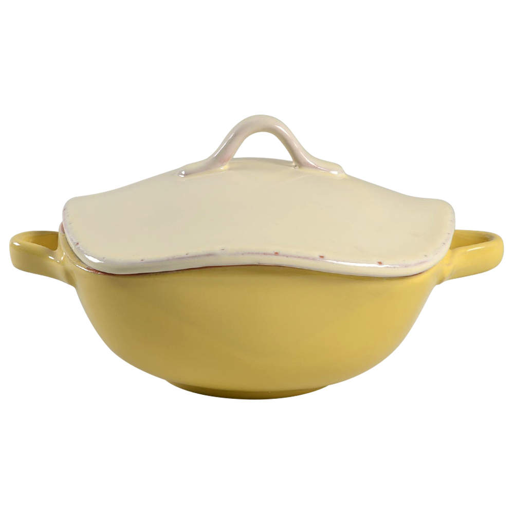 Cucina Fresca Individual Casserole & Lid by Vietri (Italy)-1