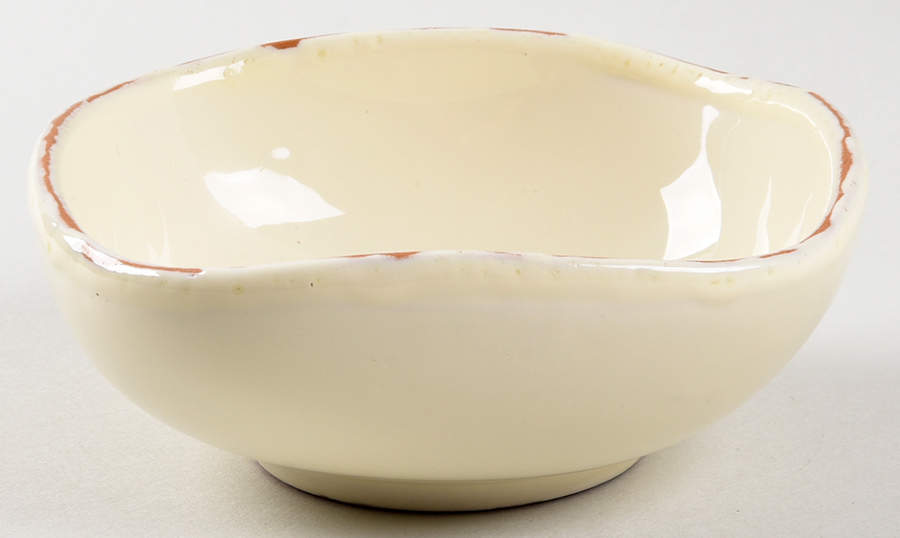 Crema Condiment Bowl by Vietri (Italy)-1