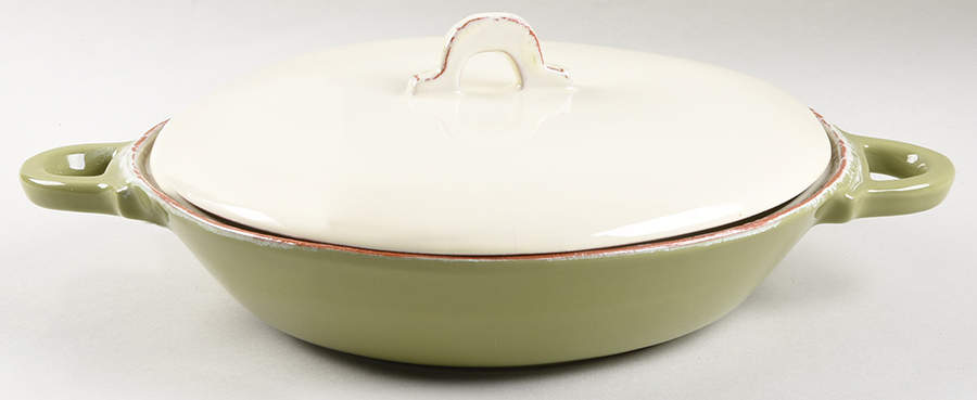 Cucina Fresca 1.75 Qt Round Covered Casserole by Vietri (Italy)-1