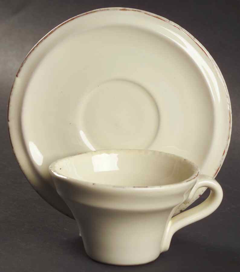 Cucina Fresca Flat Demitasse Cup & Saucer Set by Vietri (Italy)-1