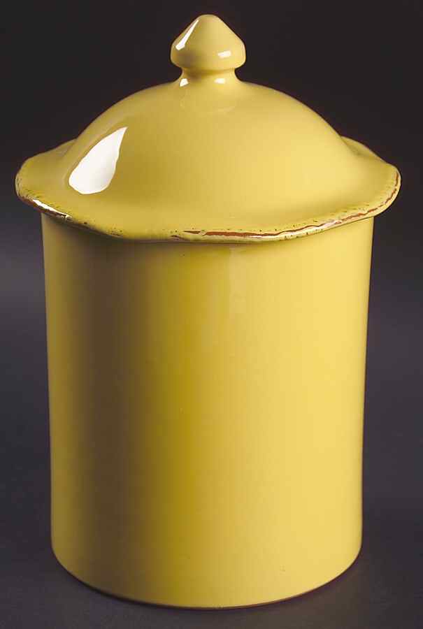 Cucina Fresca Medium Canister & Lid by Vietri (Italy)-1