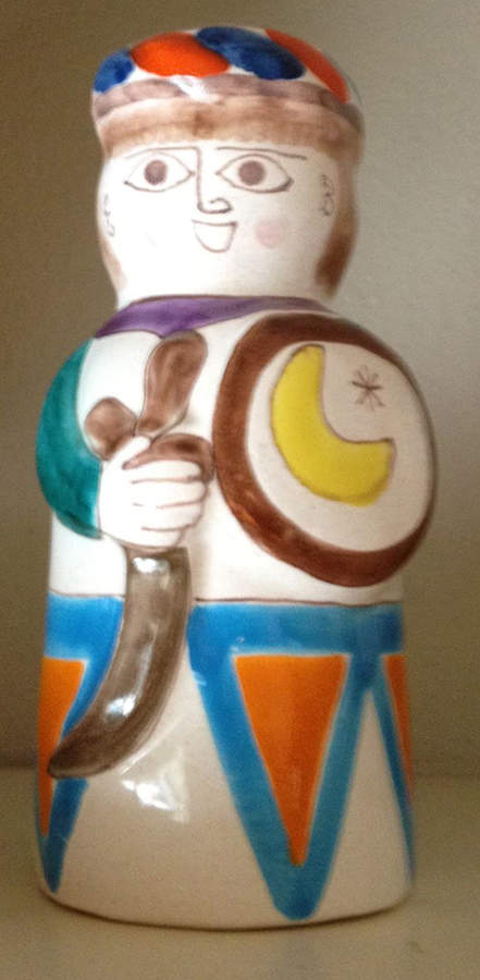 De Simone Country 8" Vase by Vietri (Italy)-1