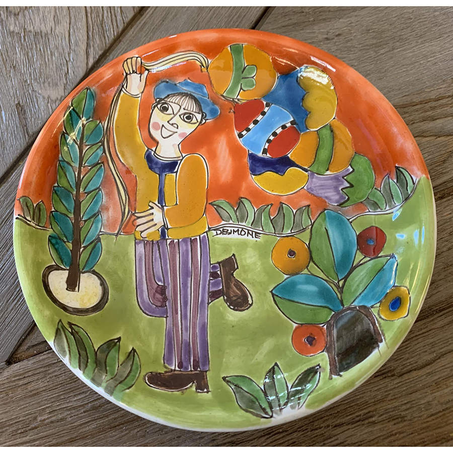 De Simone Country Bread & Butter Plate by Vietri (Italy)-1