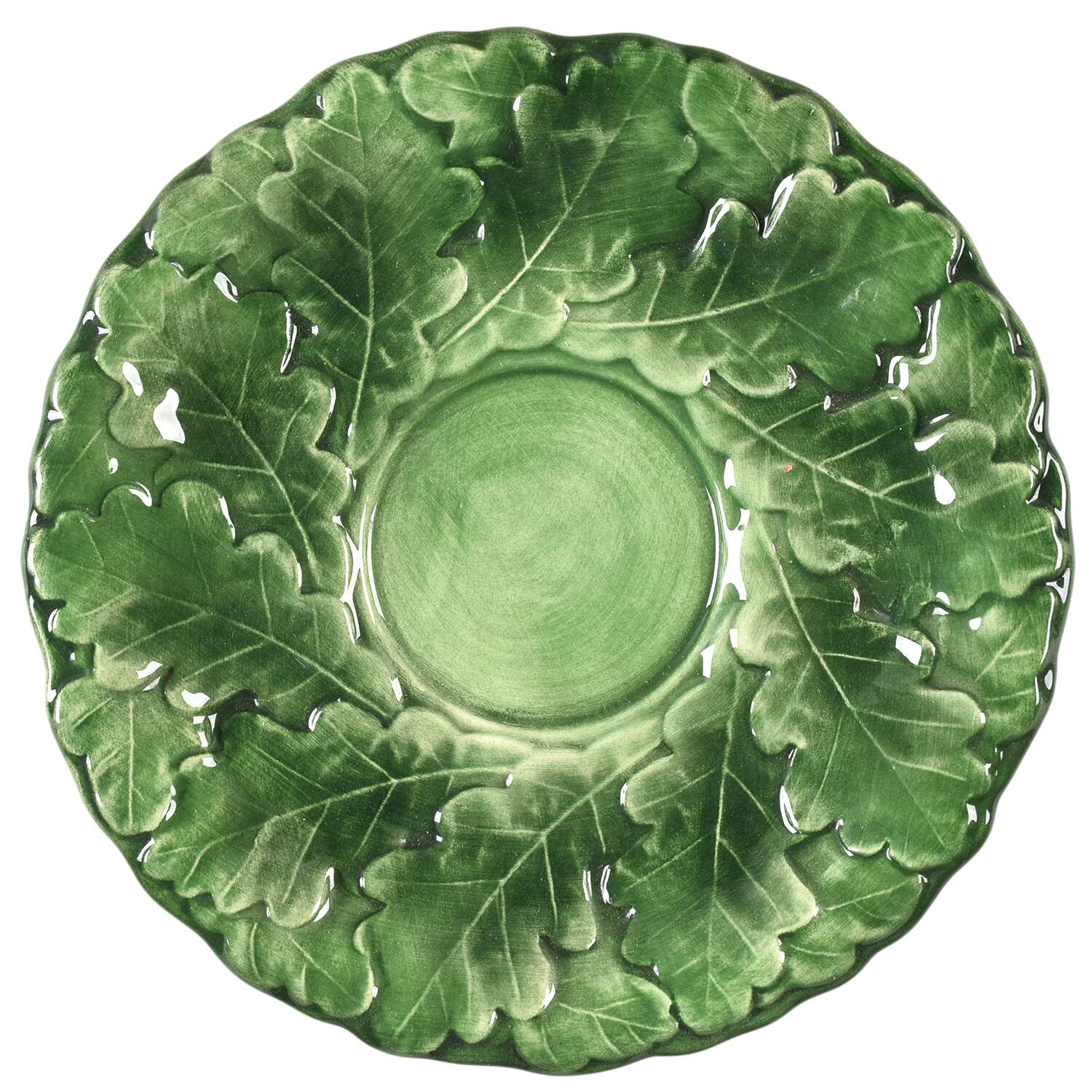 Foglia Saucer by Vietri (Italy)-1