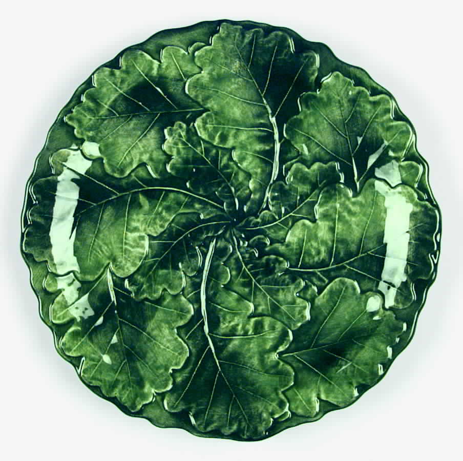 Foglia Dinner Plate by Vietri (Italy)-1
