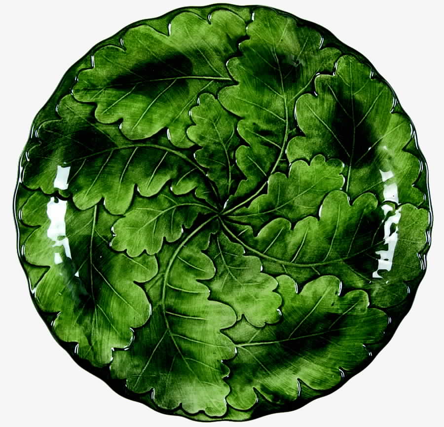 Foglia Salad Plate by Vietri (Italy)-1