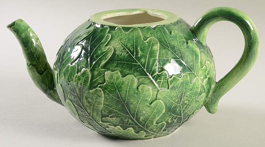 Foglia Teapot No Lid by Vietri (Italy)-1