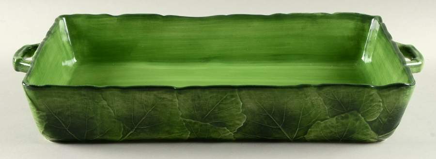 Foglia Fresca 17" Rectangular Baker by Vietri (Italy)-1