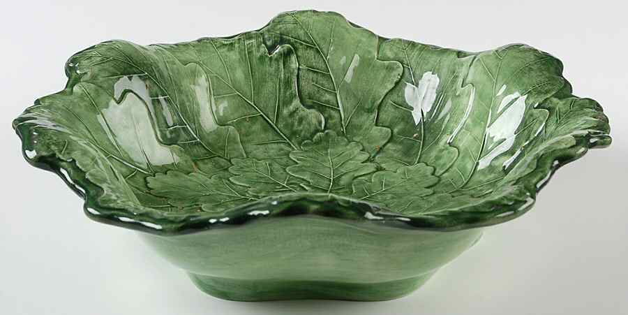 Foglia 12" Large Salad Serving Bowl by Vietri (Italy)-1