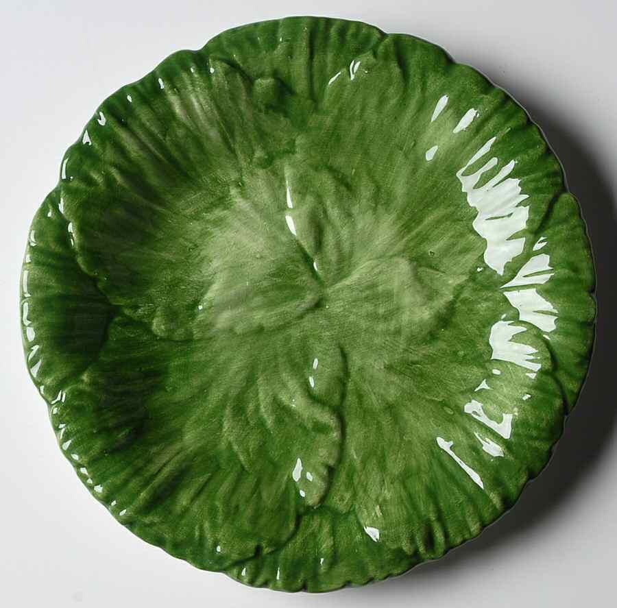Foglia Dessert/Pie Plate by Vietri (Italy)-1