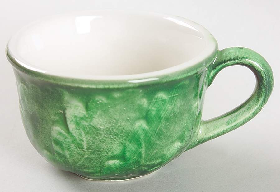 Foglia Flat Demitasse Cup by Vietri (Italy)-1