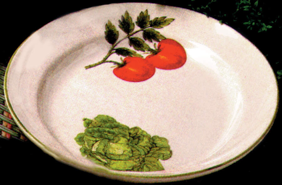 Insalata Dinner Plate by Vietri (Italy)-1