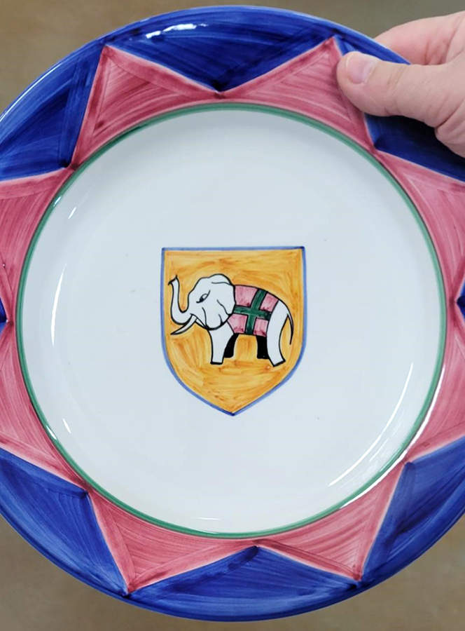 Palio Chop Plate (Round Platter) by Vietri (Italy)-1