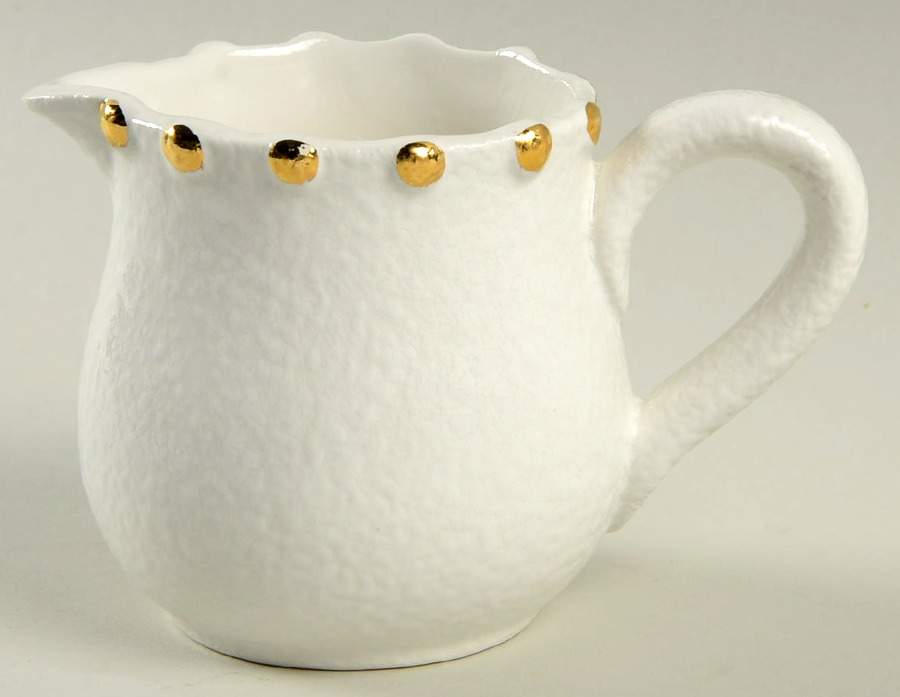 Palladio Gold Creamer by Vietri (Italy)-1