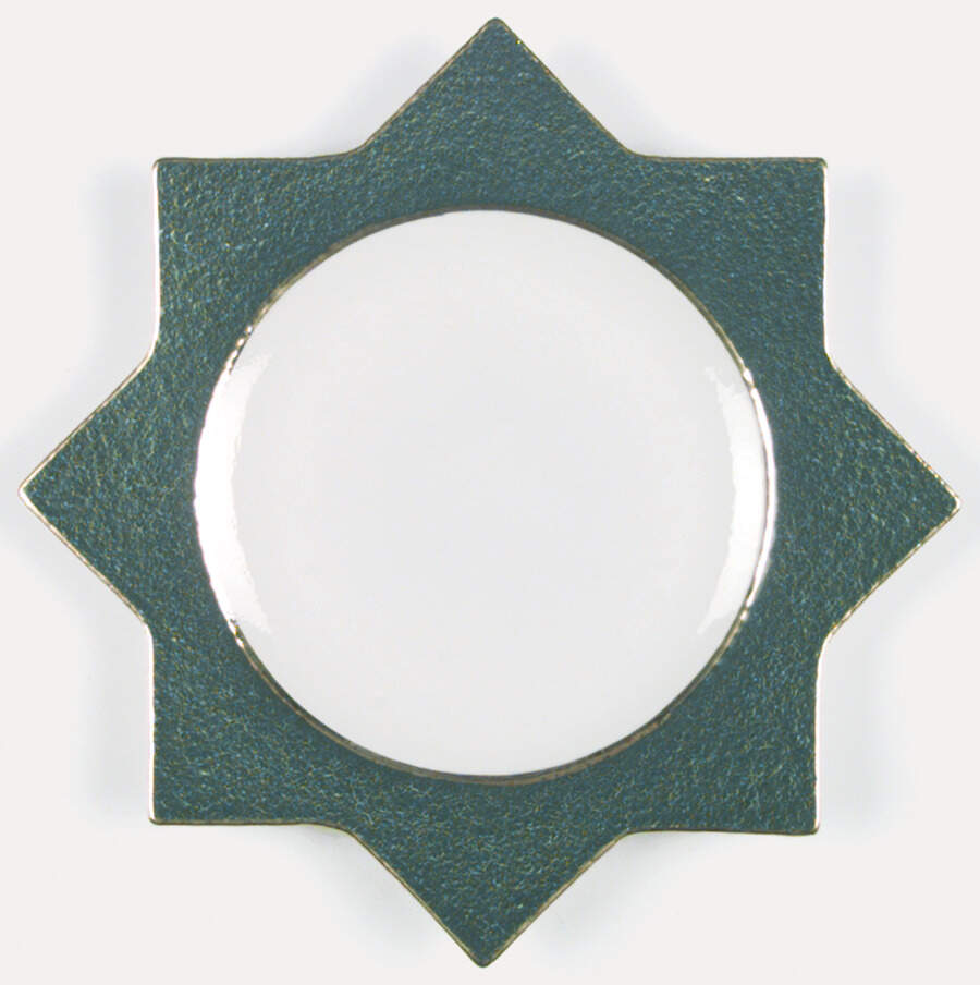 Palladio Gold Accent Salad Plate by Vietri (Italy)-1