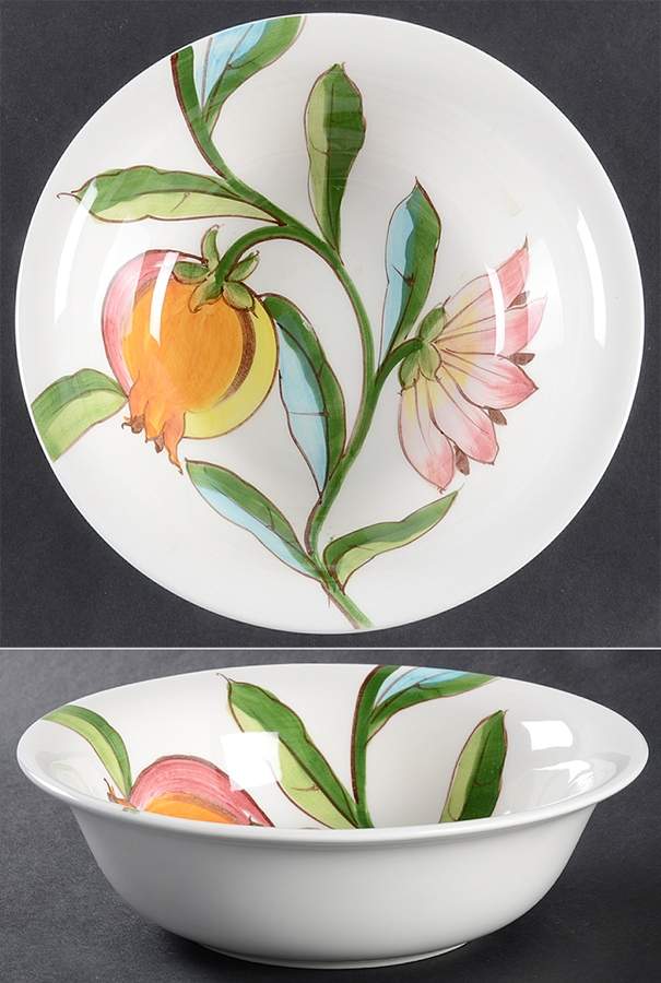 Pomegranate Coupe Cereal Bowl by Vietri (Italy)-1