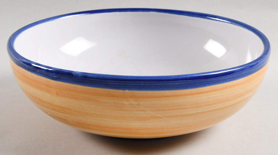 Rainbow Pumpkin 8" Soup/Pasta Bowl by Vietri (Italy)-1
