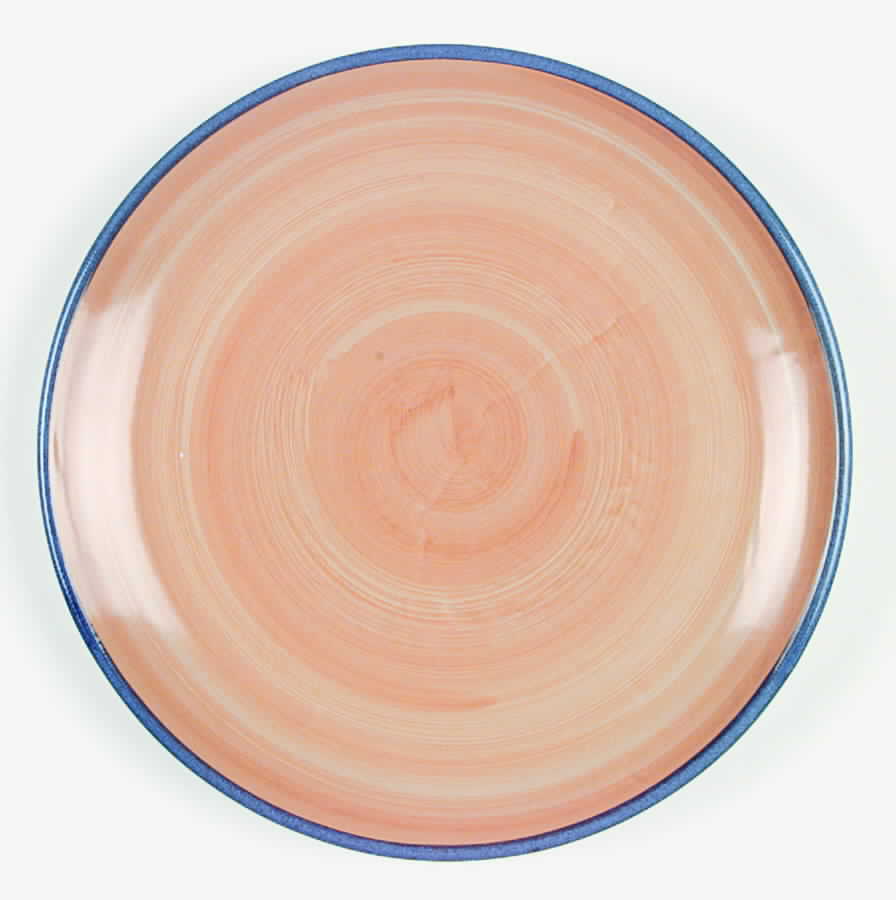 Rainbow Pumpkin Dinner Plate by Vietri (Italy)-1