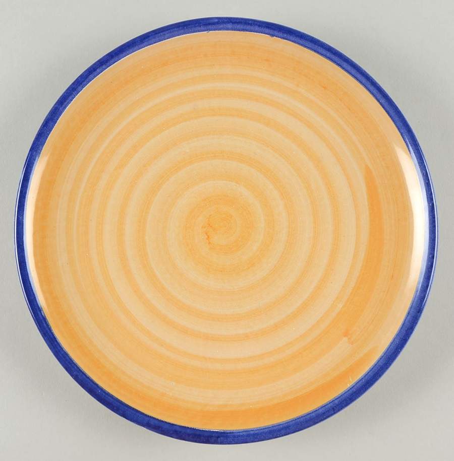 Rainbow Pumpkin Salad Plate by Vietri (Italy)-1