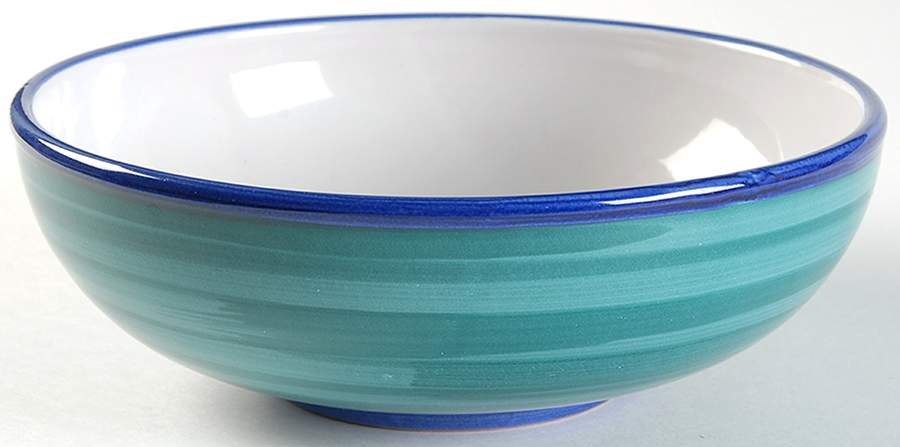 Rainbow Sea Green 8" Round Vegetable Bowl by Vietri (Italy)-1