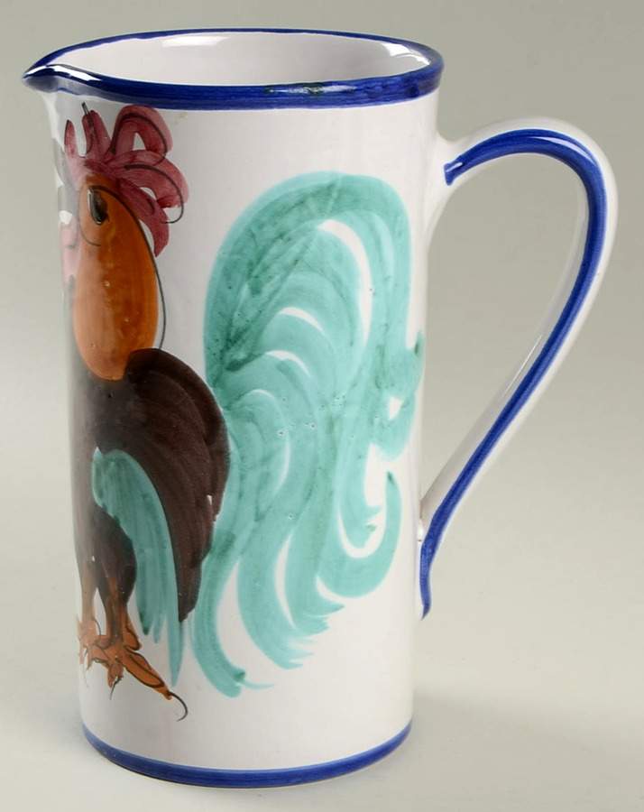 Rooster 48 Oz Pitcher by Vietri (Italy)-1
