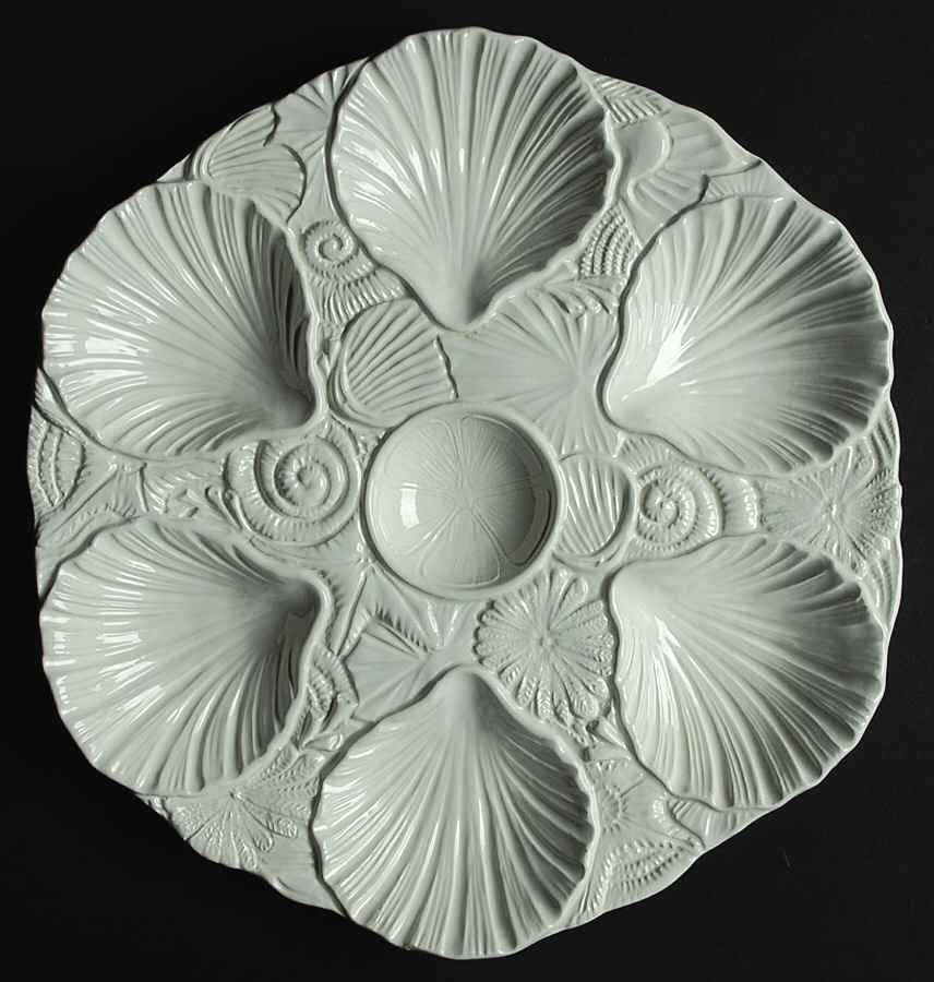 San Marco Oyster Plate by Vietri (Italy)-1