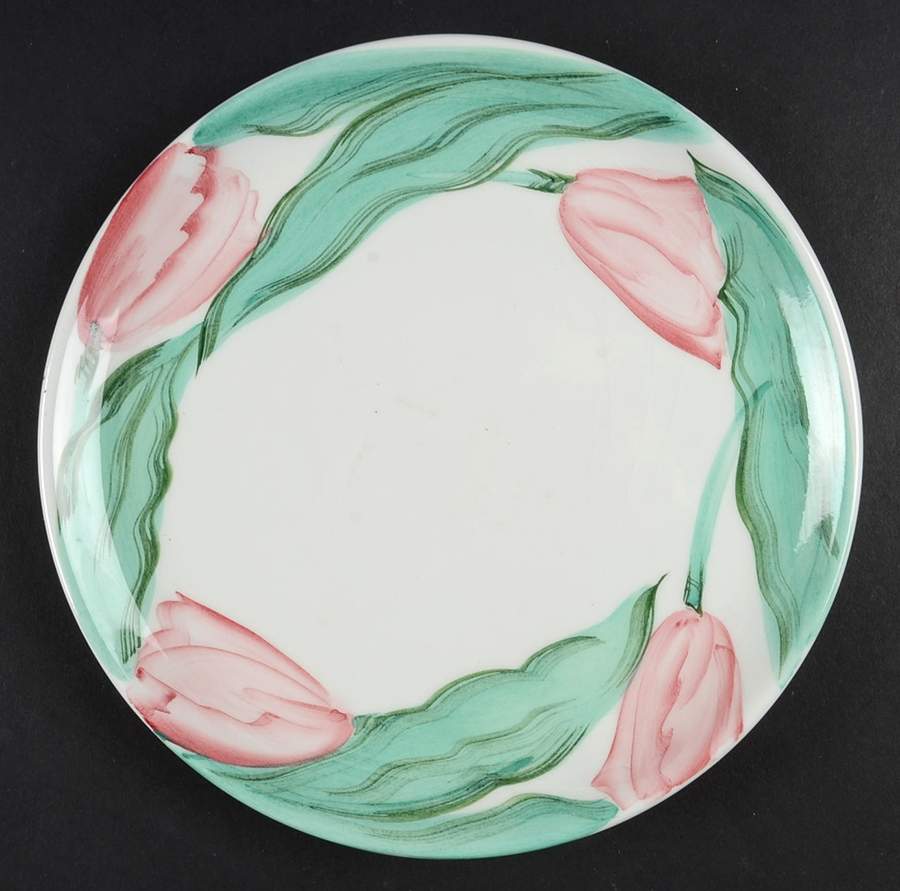 Tulipani D'Acqua Salad Plate by Vietri (Italy)-1