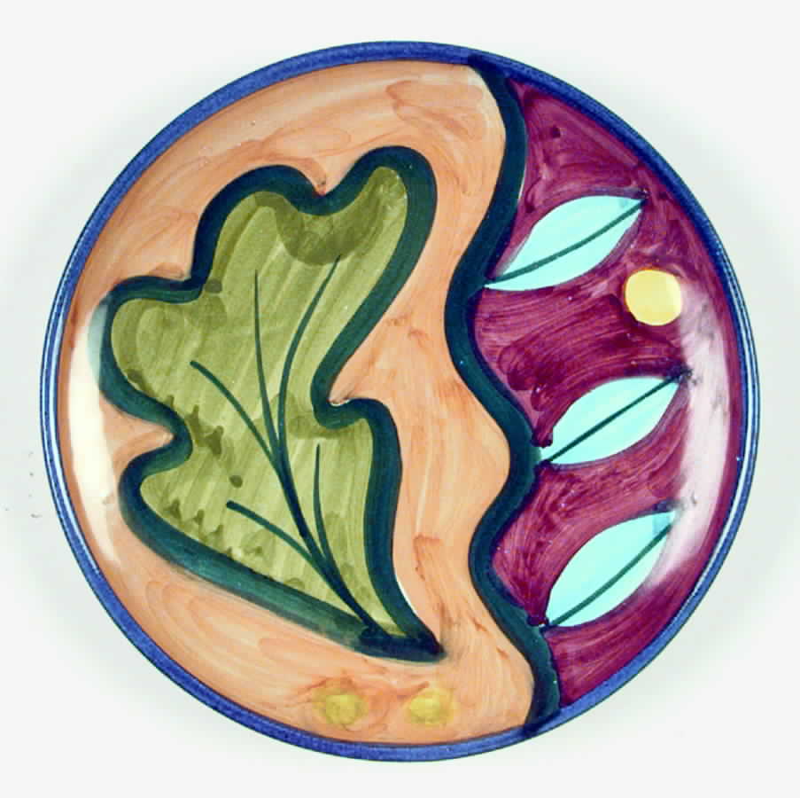 Matisse Salad Plate by Vietri (Italy)-1