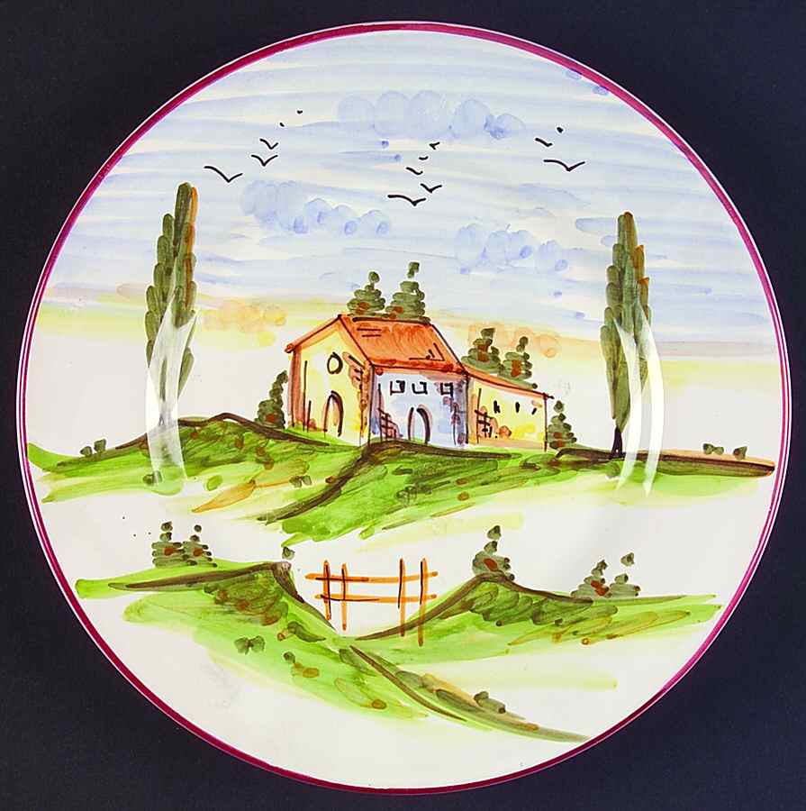 Villa Salad Plate by Vietri (Italy)-1