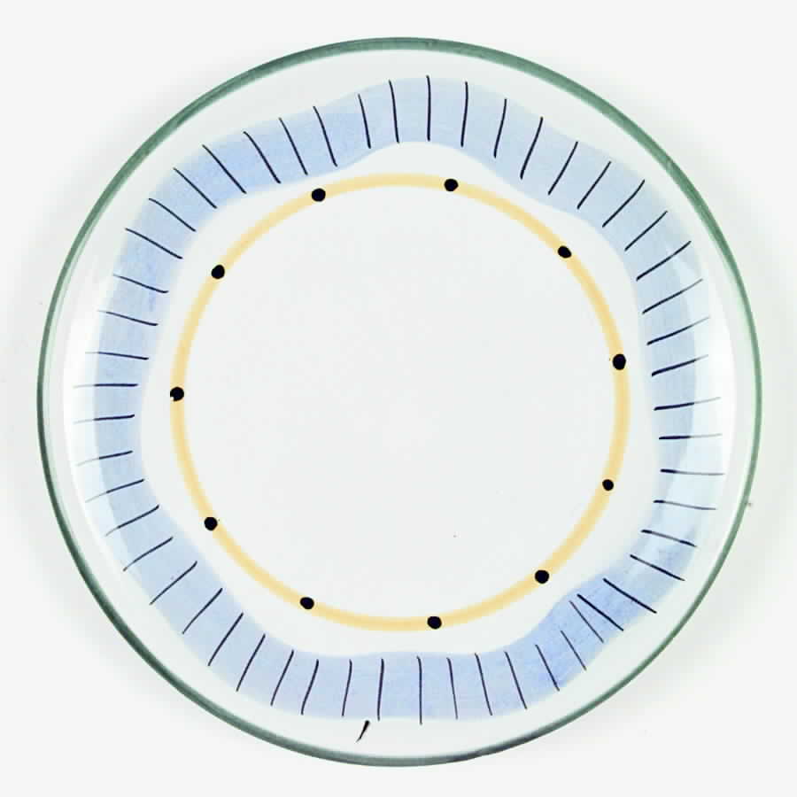 Wave Dinner Plate by Vietri (Italy)-1