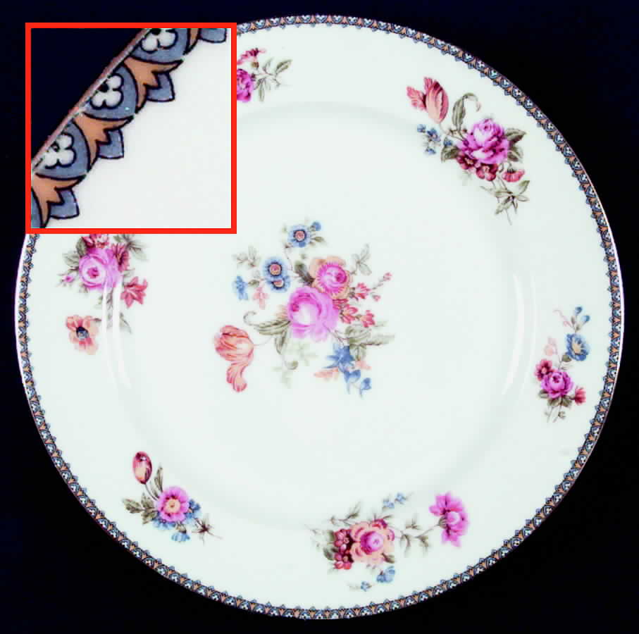 Bouquet Dinner Plate by Vignaud-1