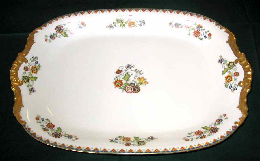 The Deauville 17" Oval Serving Platter by Vignaud-1