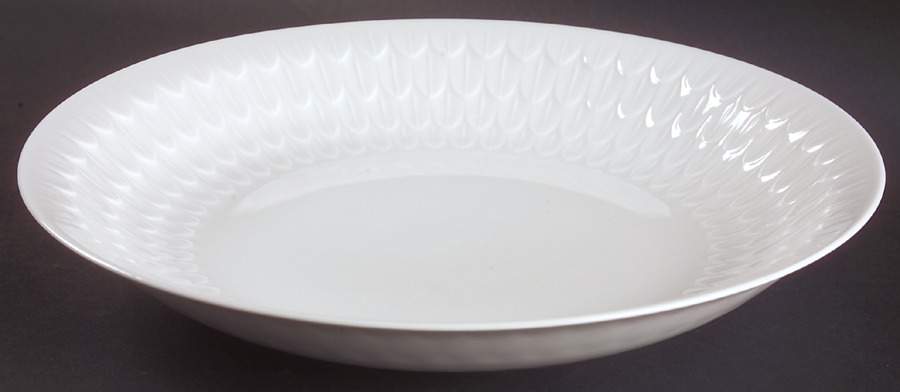 Florence (White Undecorated) Large Fruit Bowl by Vignaud-1