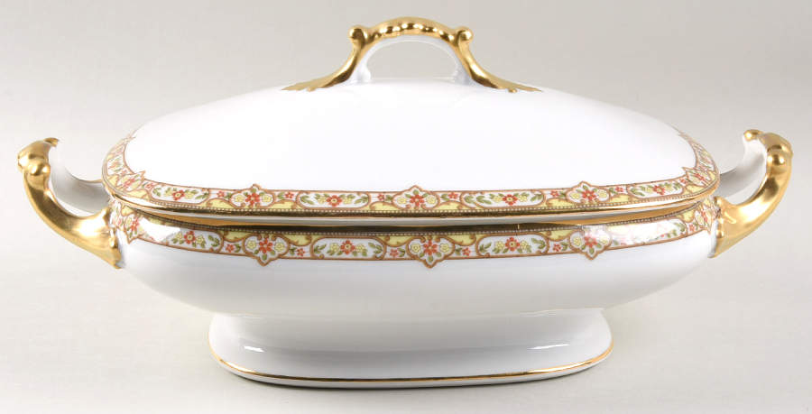 VIG167 Oval Covered Vegetable by Vignaud-1