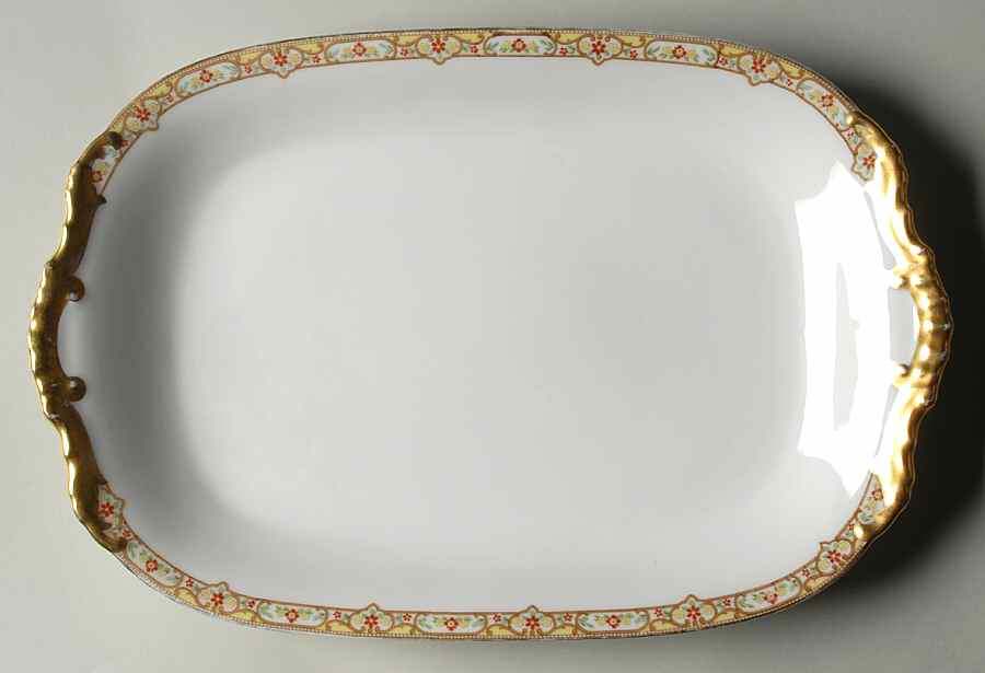 VIG167 14" Oval Serving Platter by Vignaud-1