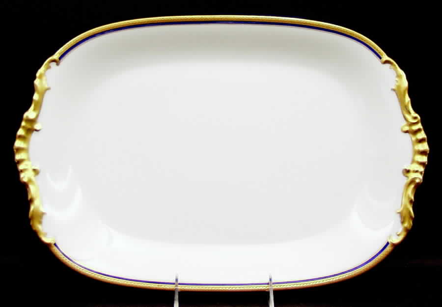 The Seville 17" Oval Serving Platter by Vignaud-1