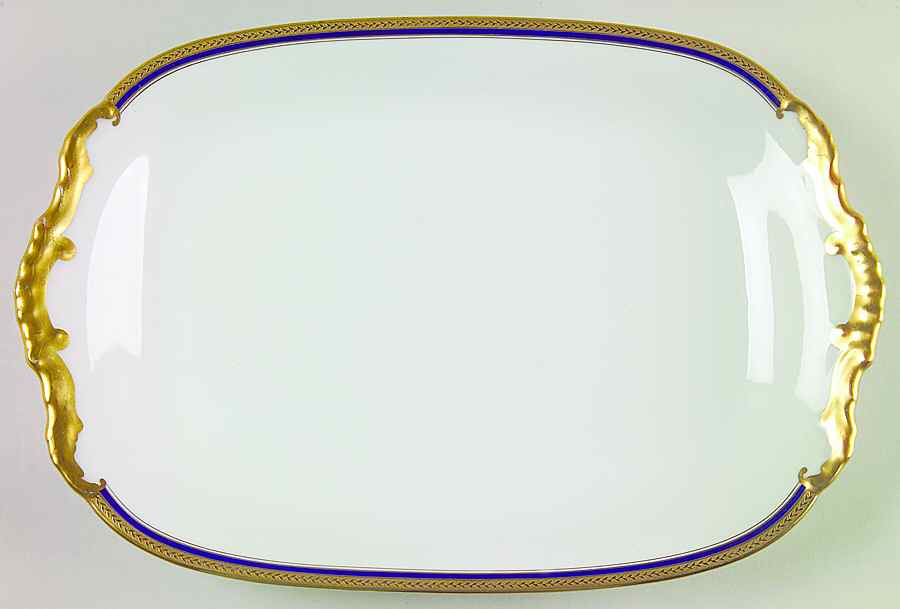 The Seville 14" Oval Serving Platter by Vignaud-1