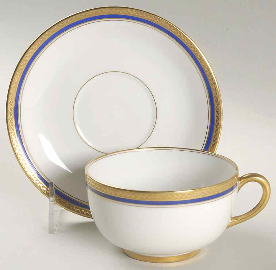 The Seville Footed Cup & Saucer Set by Vignaud-1