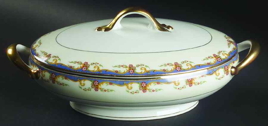 The St. Quentin Oval Covered Vegetable by Vignaud-1