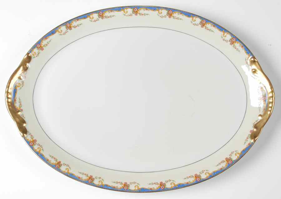 The St. Quentin 16" Oval Serving Platter by Vignaud-1